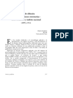 La Zona de Difusión de Las Publicaciones Extremeñas: Entre Localismo y Ámbito Nacional