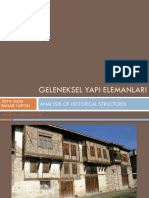 Geleneksel Yapi Elemanlari: Analysis of Historical Structures