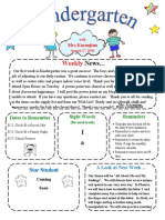 Preschool Newsletter Template 14
