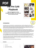 Pet Cafe Playbook