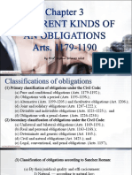 OBLICON - CHAPTER3 Different Kinds of An Obligations Part 1
