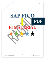 Sap Fico: Fi Material