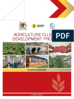 Agriculture Cluster Development Project: Status Report