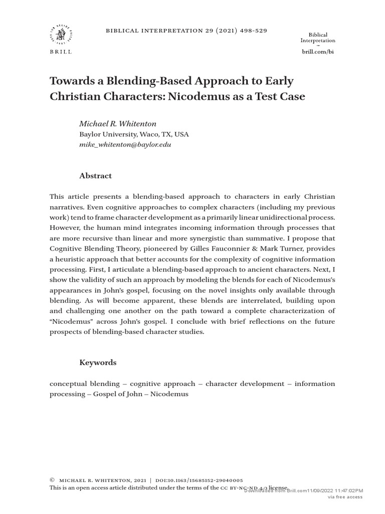 Towards A Blending-Based Approach To Early | PDF | Cognitive Psychology ...