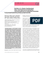 Antithrombotic Activity of a Newly Synthesized CBDD