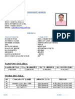 Azharuddin Tile Mason Biodata Resume