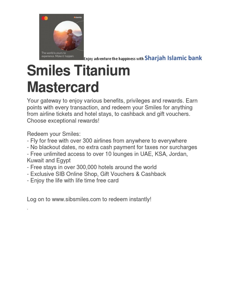 Smiles Titanium Mastercard | PDF