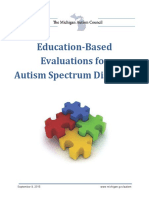 Education-Based Evaluations For Autism Spectrum Disorder: September 9, 2015 WWW - Michigan.gov/autism