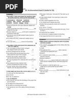 Achievement Test 5 PDF