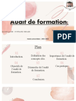 Audit de Formation