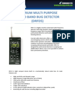 Premium Multi-Purpose Radio Frequency Bug Detector