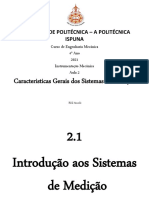 Aula 2 - IM 2021 - Caracteristicas Gerais Dos Sistemas de Medição