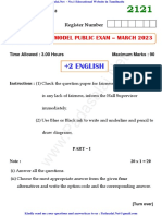 +2 English: Be Confident Model Public Exam - March 2023