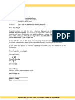 Dear Mr. Piñgol, Outside Plan Department, It Is Necessary To Implement A Reduction-In-Force in The Form of