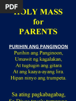 Parents Reco Mass