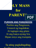 Parents Reco Mass