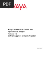 Avaya Interaction Center Release 7.3 Software Upgrade and Migration Guide