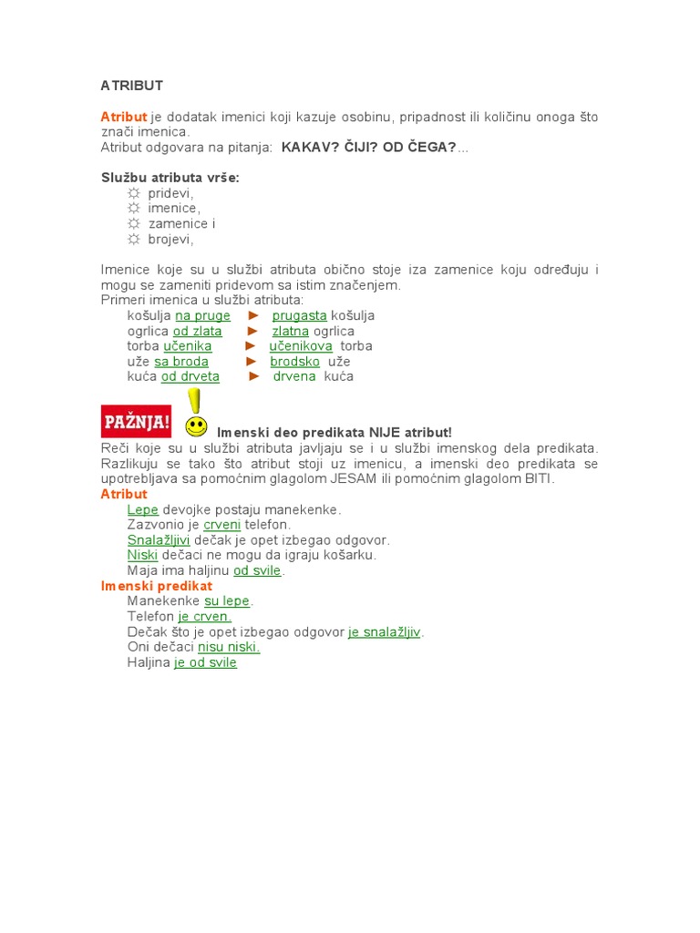 ATRIBUT | PDF