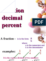 Fraction Decimal Percent