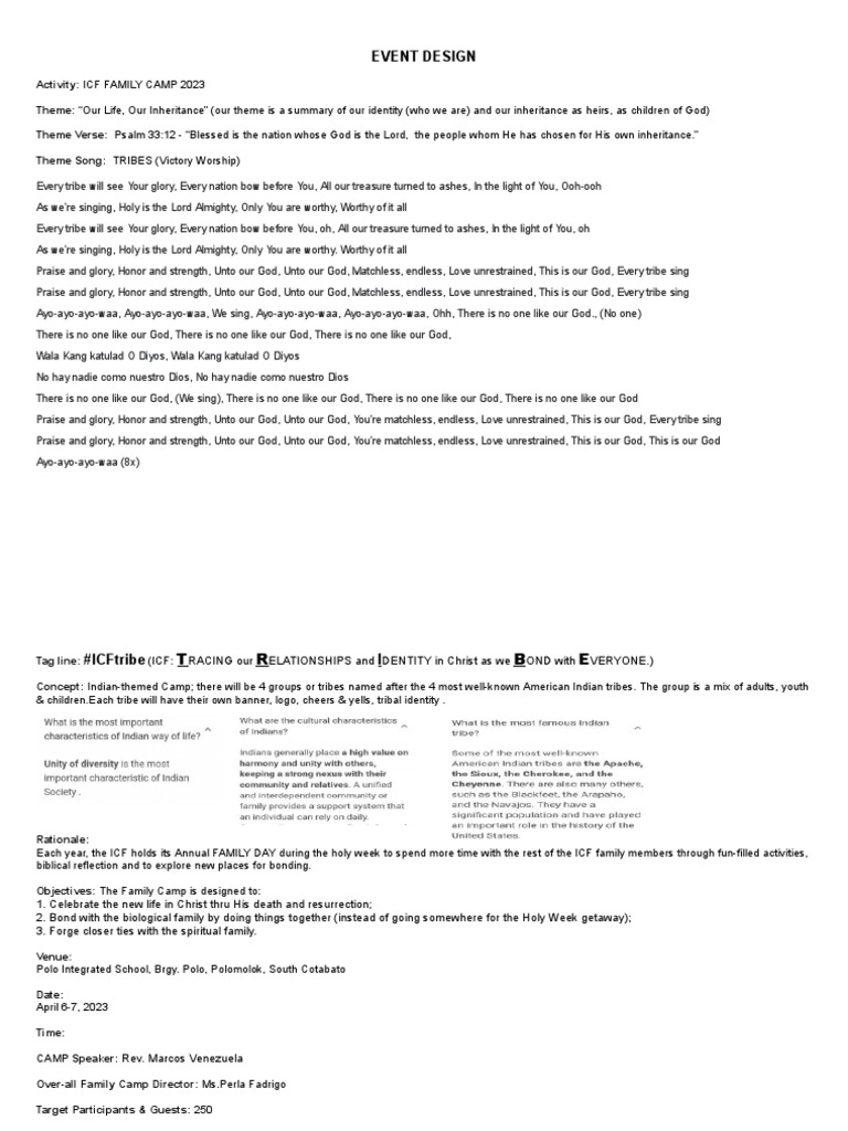 EVENT DESIGN | PDF