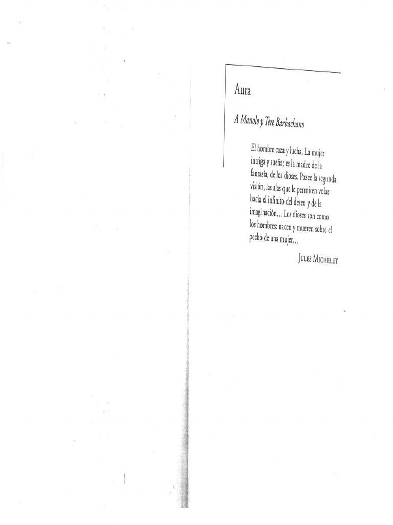 Carlos Fuentes - Aura | PDF
