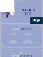 Material of Recount Text