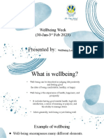 Presented By:: Wellbeing Week (30-Jan-3 Feb 2023)