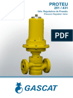 Regulador de pressão PROTEU N para gases industriais