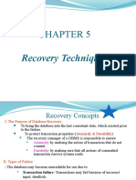 Recovery Techniques