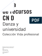 Danza y Universidad: Colección Vida Profesional