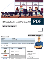 Pengelolaan Jadwal Kegiatan Pimpinan: Aditya Kurniawan