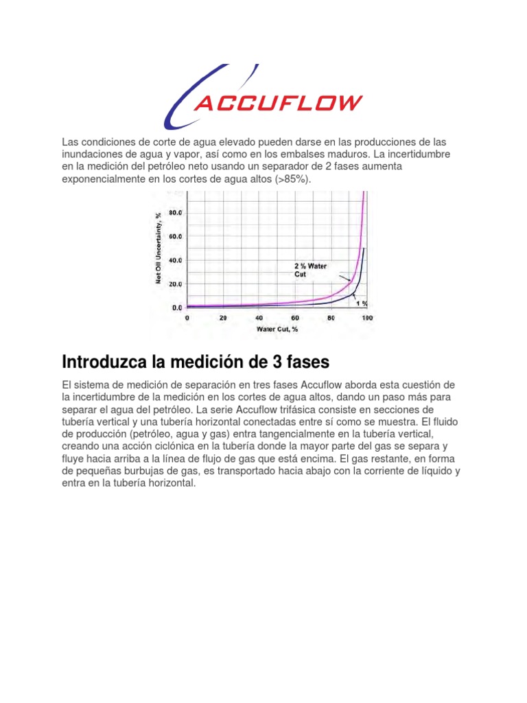 Accuflow Trifásico | PDF | Agua | Gases