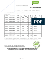 Certificado Cotizaciones: Folio Nº: 4E9E732383A1796F5A