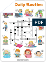 Daily Routine Crossword 2