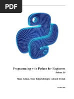 Programming With Python For Engineers: Sinan Kalkan, Onur Tolga Sehitoglu, Gokturk Ucoluk