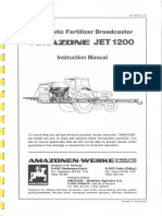 Operation - Manual - Amazone Jet1200