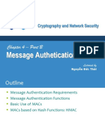 Message Authentication Codes