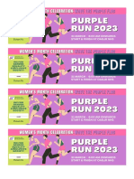 Purple Run Ticket