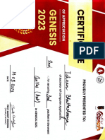 Ishaan Bhattacy - Certificates