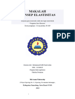 Makalah Konsep Elastisitas