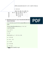 For What Value of K Will The Consecutive Terms 2k + 1, 3k + 3 and 5k - 1 Form An