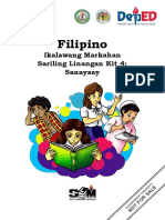 Filipino: Ikalawang Markahan Sariling Linangan Kit 4: Sanaysay
