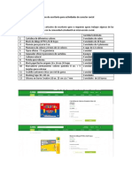 Articulos de Escritorio para Actividades de Caracter Social