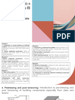 Prestressed Concrete Advantages and Types