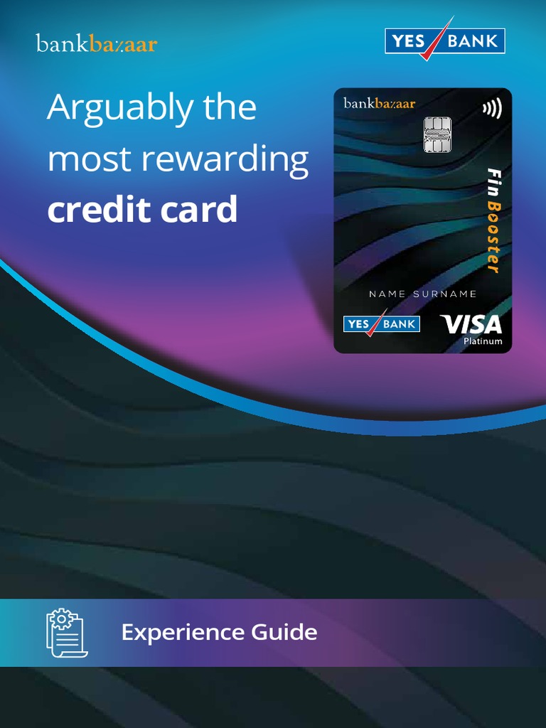 Yes Bank FinBooster Credit Card Guide | PDF | Credit Card | Payments