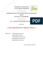 Transposition Didactique