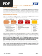 Professional Program in Front-End Web Development: Outcome Driven, Practitioner Designed