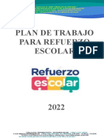 Plan de Refuerzo Escolar 2022