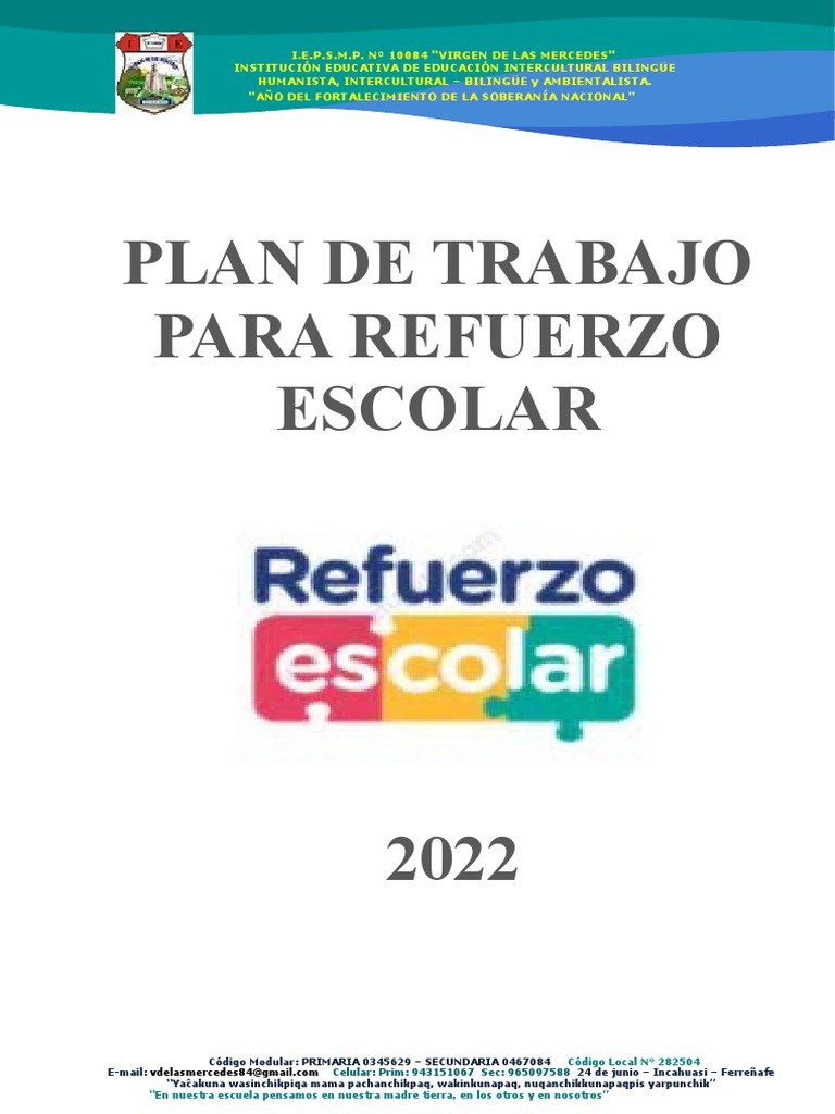 plan-de-refuerzo-escolar-2022-pdf-educaci-n-primaria-evaluaci-n