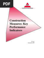 Construction Measures - Key Performance Indicators